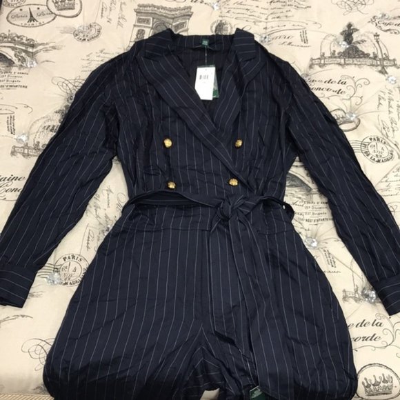 Ralph Lauren Striped Jumpsuit BOUTIQUE - Picture 6 of 12